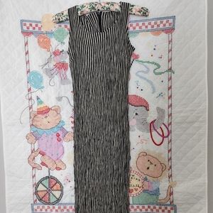 90s No Brand Striped Midi Dress
